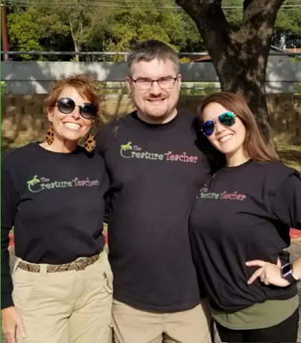 Zoo crew t-shirts on teachers